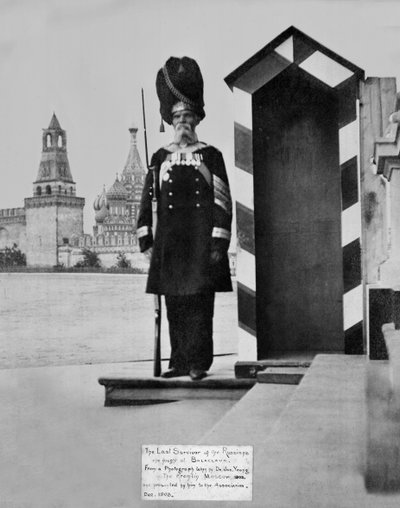 1903年在莫斯科巴拉克拉瓦战斗的俄罗斯人的最后幸存者 作者 博士詹姆斯·杨